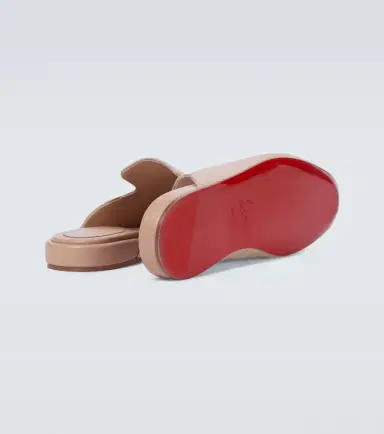 Christian Louboutin Navy Coolito Flat mules | Thumbnail 2