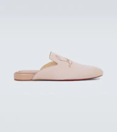 Christian Louboutin Navy Coolito Flat mules | Thumbnail 4