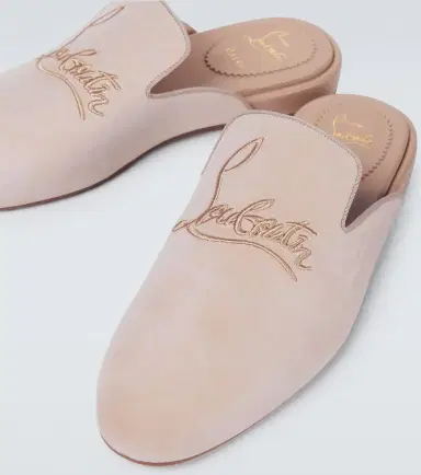 Christian Louboutin Navy Coolito Flat mules | Thumbnail 5