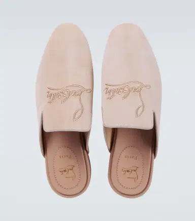 Christian Louboutin Navy Coolito Flat mules | Thumbnail 6
