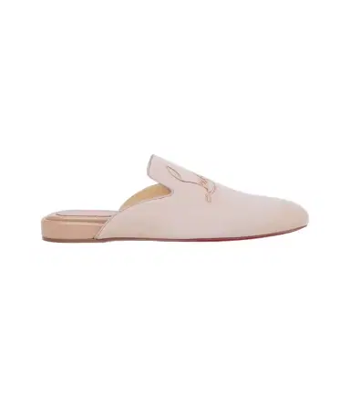 Christian Louboutin Navy Coolito Flat mules | Thumbnail 1
