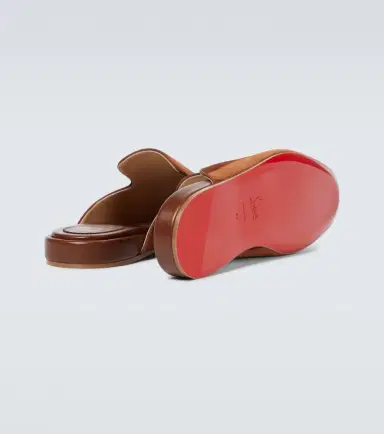 Christian Louboutin Navy Coolito Flat mules | Thumbnail 3