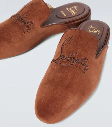 Christian Louboutin Navy Coolito Flat mules | Thumbnail 6