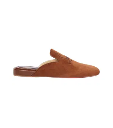 Christian Louboutin Navy Coolito Flat mules | Thumbnail 1