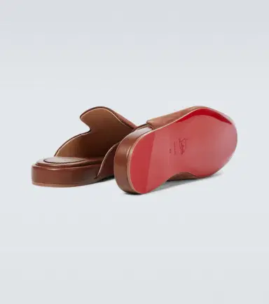 Christian Louboutin Navy Coolito Flat mules | Thumbnail 4
