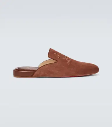 Christian Louboutin Navy Coolito Flat mules | Thumbnail 6