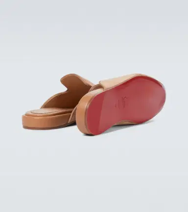 Christian Louboutin Navy Coolito Flat mules | Thumbnail 4