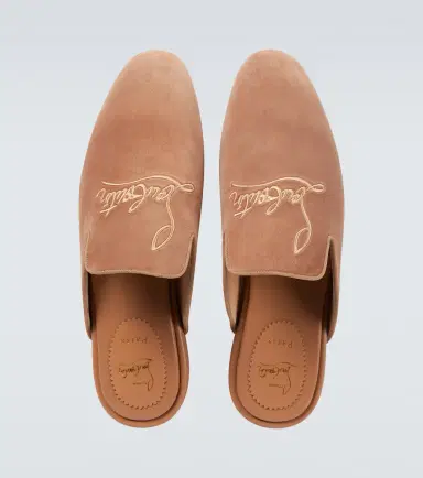 Christian Louboutin Navy Coolito Flat mules | Thumbnail 5