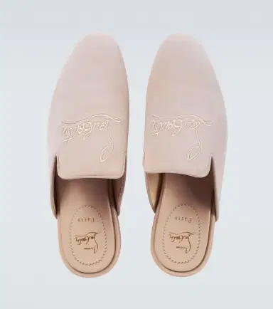 Christian Louboutin Navy Coolito Flat mules | Thumbnail 5