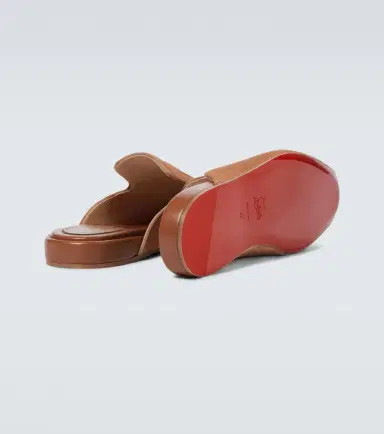 Christian Louboutin Navy Coolito Flat mules | Thumbnail 3