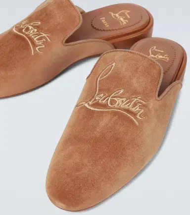 Christian Louboutin Navy Coolito Flat mules | Thumbnail 4