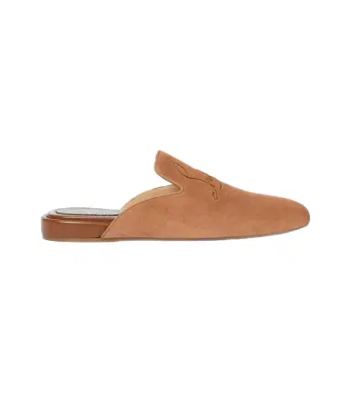 Christian Louboutin Navy Coolito Flat mules | Thumbnail 1