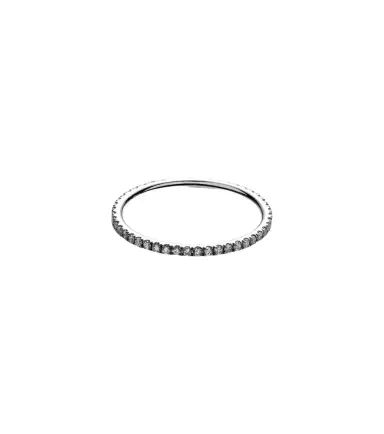 Ileana Makri Thread Band 18kt gold ring with diamonds | Thumbnail 1 Ileana Makri Thread Band 18kt gold ring with diamonds | Thumbnail 1