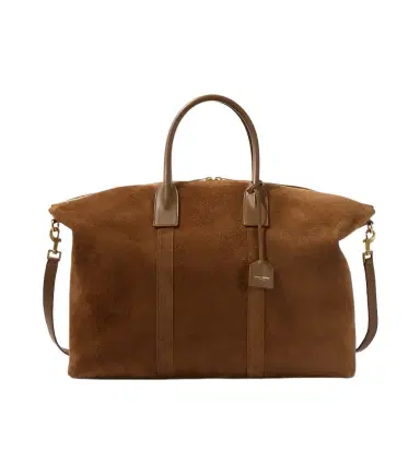 Saint Laurent Suede duffel bag | Thumbnail 1 Saint Laurent Suede duffel bag | Thumbnail 1