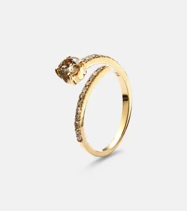 Ileana Makri Grass Seed 18kt yellow gold ring with diamonds | Thumbnail 5 Ileana Makri Grass Seed 18kt yellow gold ring with diamonds | Thumbnail 5