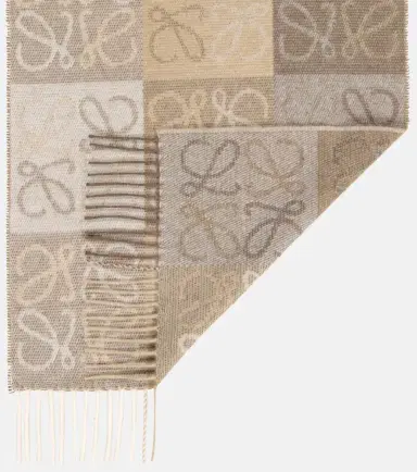 Loewe Anagram wool and cashmere scarf | Thumbnail 2 Loewe Anagram wool and cashmere scarf | Thumbnail 2