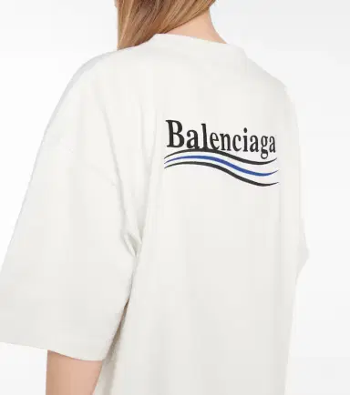 Balenciaga Logo cotton T-shirt | Thumbnail 2