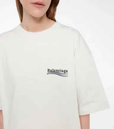 Balenciaga Logo cotton T-shirt | Thumbnail 3