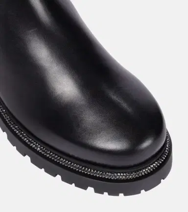 Rene Caovilla Cleo embellished leather Chelsea boots | Thumbnail 2