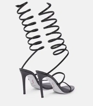 René Caovilla Cleo embellished leather sandals | Thumbnail 2