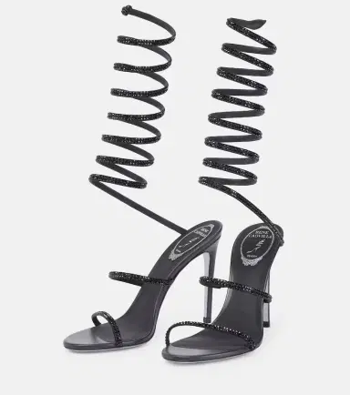 René Caovilla Cleo embellished leather sandals | Thumbnail 4