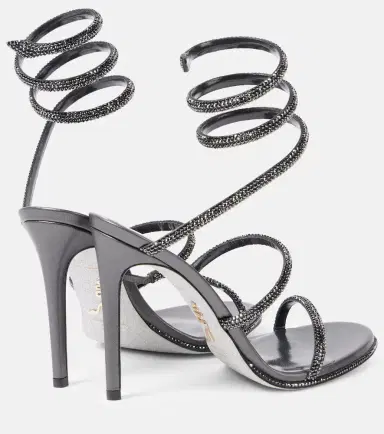 René Caovilla Cleo embellished leather sandals | Thumbnail 3