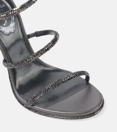 René Caovilla Cleo embellished leather sandals | Thumbnail 4