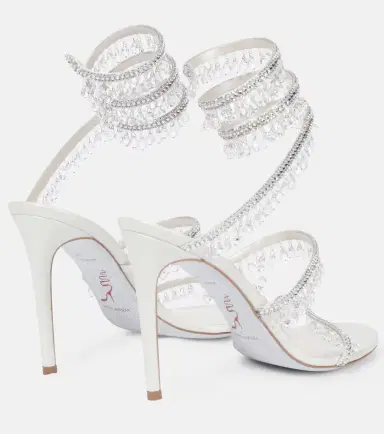 René Caovilla Chandelier embellished leather sandals | Thumbnail 2 René Caovilla Chandelier embellished leather sandals | Thumbnail 2