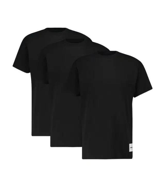 Jil Sander Pack of three cotton T-shirts