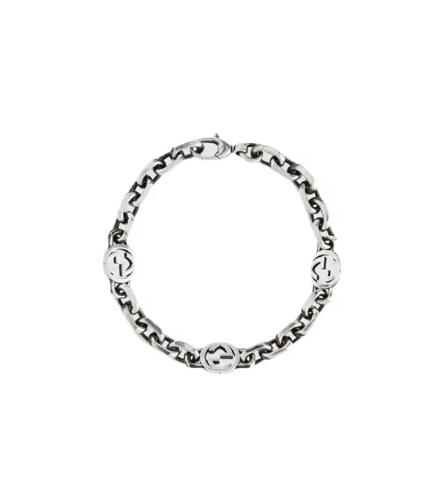 Gucci Silver Interlocking G bracelet