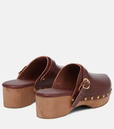 Ancient Greek Sandals Classic Closed leather clogs | Thumbnail 4