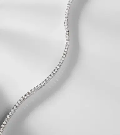 Sydney Evan Tennis 14kt white gold bracelet | Thumbnail 5