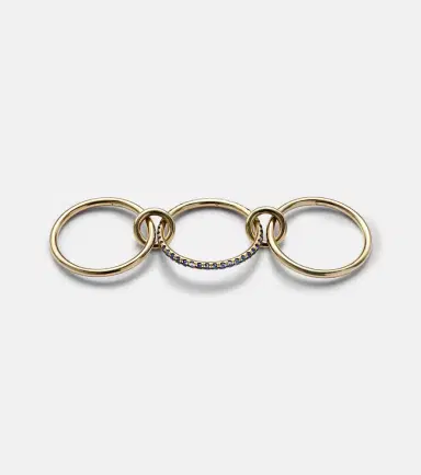 Spinelli Kilcollin Sonny 18kt yellow gold and | Thumbnail 2