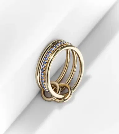 Spinelli Kilcollin Sonny 18kt yellow gold and | Thumbnail 5