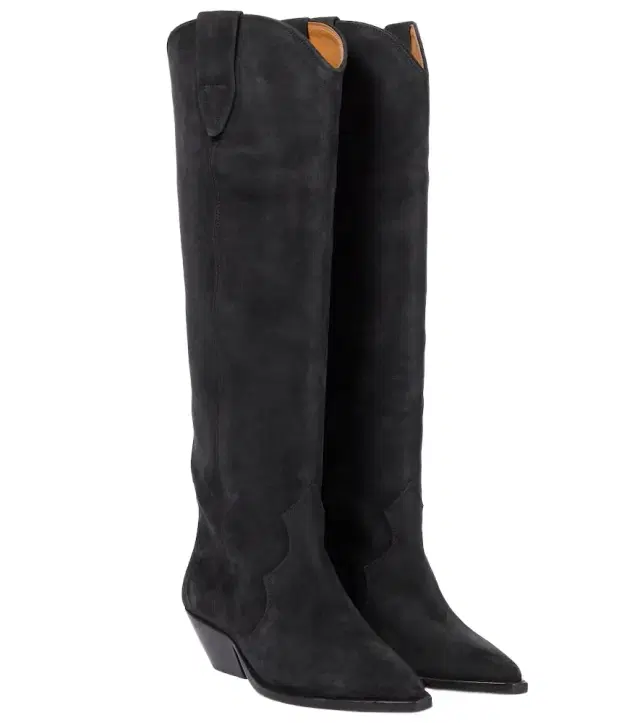 Isabel Marant Denvee suede knee-high boots