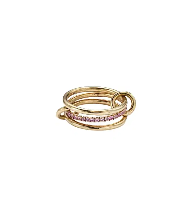 Spinelli Kilcollin 18kt yellow gold ring with sapphire