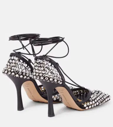 Bottega Veneta Sparkle Stretch embellished mesh pumps | Thumbnail 2 Bottega Veneta Sparkle Stretch embellished mesh pumps | Thumbnail 2