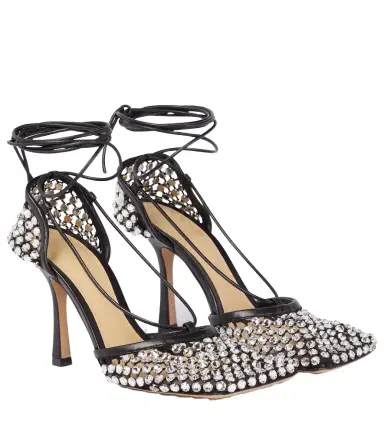 Bottega Veneta Sparkle Stretch embellished mesh pumps | Thumbnail 1 Bottega Veneta Sparkle Stretch embellished mesh pumps | Thumbnail 1