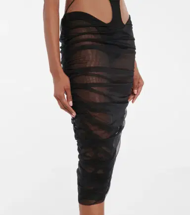 Mugler Cutout stretch-jersey midi dress | Thumbnail 5