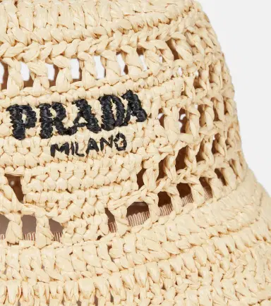 Prada Raffia bucket hat | Thumbnail 2