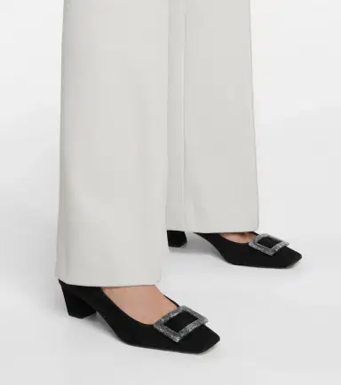 Roger Vivier Belle Vivier 45 suede pumps | Thumbnail 3