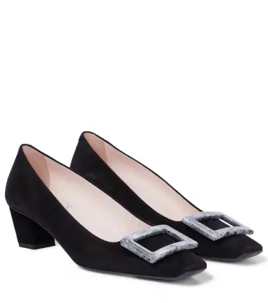 Roger Vivier Belle Vivier 45 suede pumps | Thumbnail 1