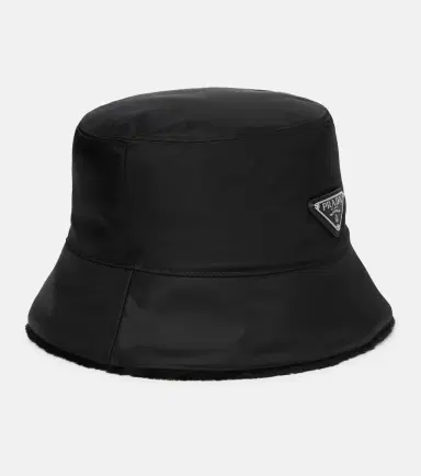 Prada Re-Nylon shearling-lined bucket hat | Thumbnail 3
