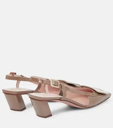 Roger Vivier Belle Vivier leather slingback pumps | Thumbnail 5 Roger Vivier Belle Vivier leather slingback pumps | Thumbnail 5