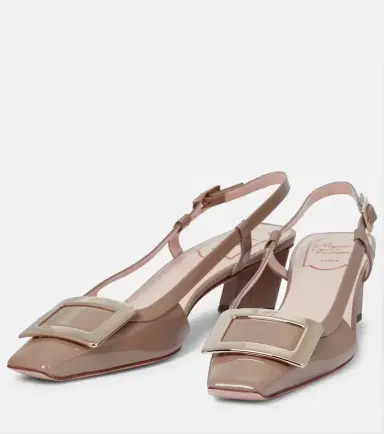 Roger Vivier Belle Vivier leather slingback pumps | Thumbnail 6 Roger Vivier Belle Vivier leather slingback pumps | Thumbnail 6