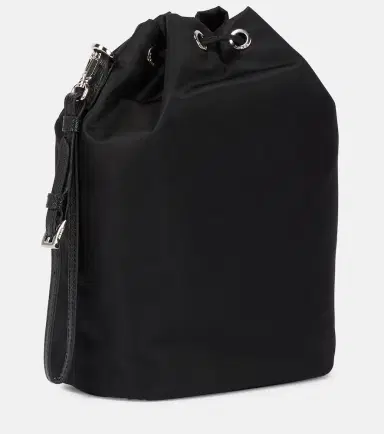 Prada Re-Nylon leather-trimmed bucket bag | Thumbnail 2