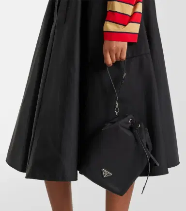 Prada Re-Nylon leather-trimmed bucket bag | Thumbnail 4