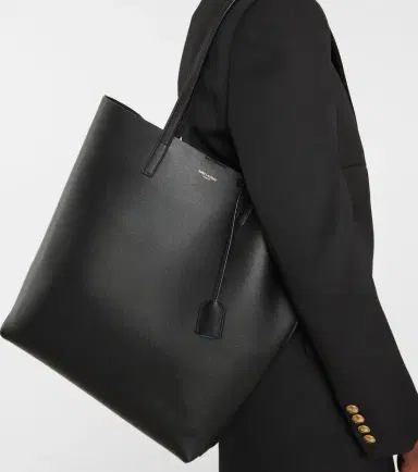 Saint Laurent Shopping N/S leather tote bag | Thumbnail 3 Saint Laurent Shopping N/S leather tote bag | Thumbnail 3