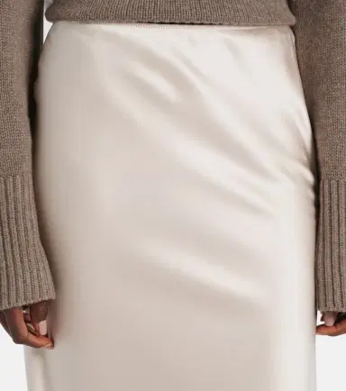 Dorothee Schumacher Sense of Shine silk satin midi skirt | Thumbnail 3 Dorothee Schumacher Sense of Shine silk satin midi skirt | Thumbnail 3