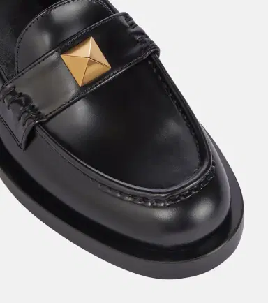 Valentino Garavani Roman Stud leather loafers | Thumbnail 2